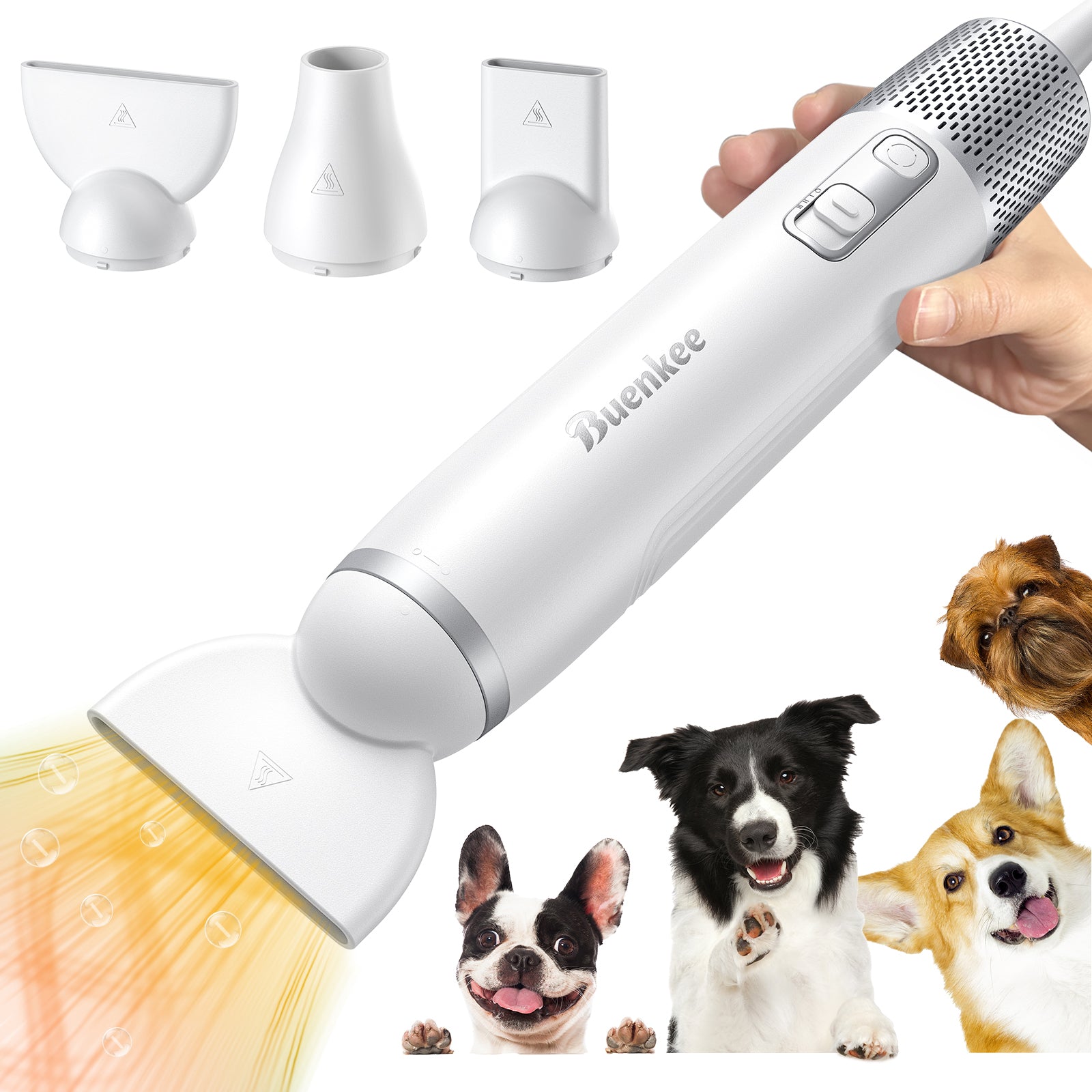 Buenkee Dog Blow Dryer For Pet Grooming Handheld Lightweight Dog Cat H buenkee-dog-blow-dryer-for-pet-grooming-handheld-lightweight-dog-cat-h